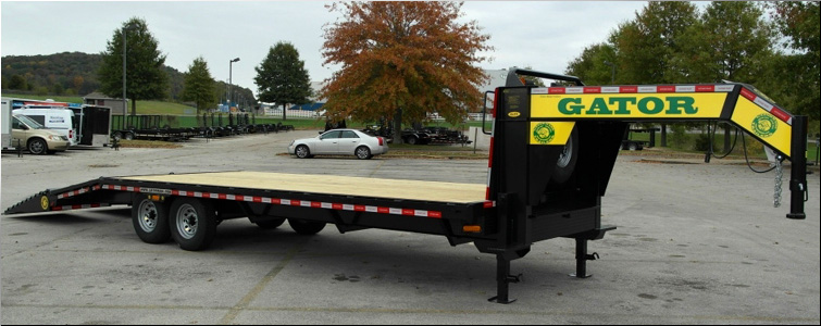Gooseneck flat bed trailer for sale14k  Wolfe County, Kentucky